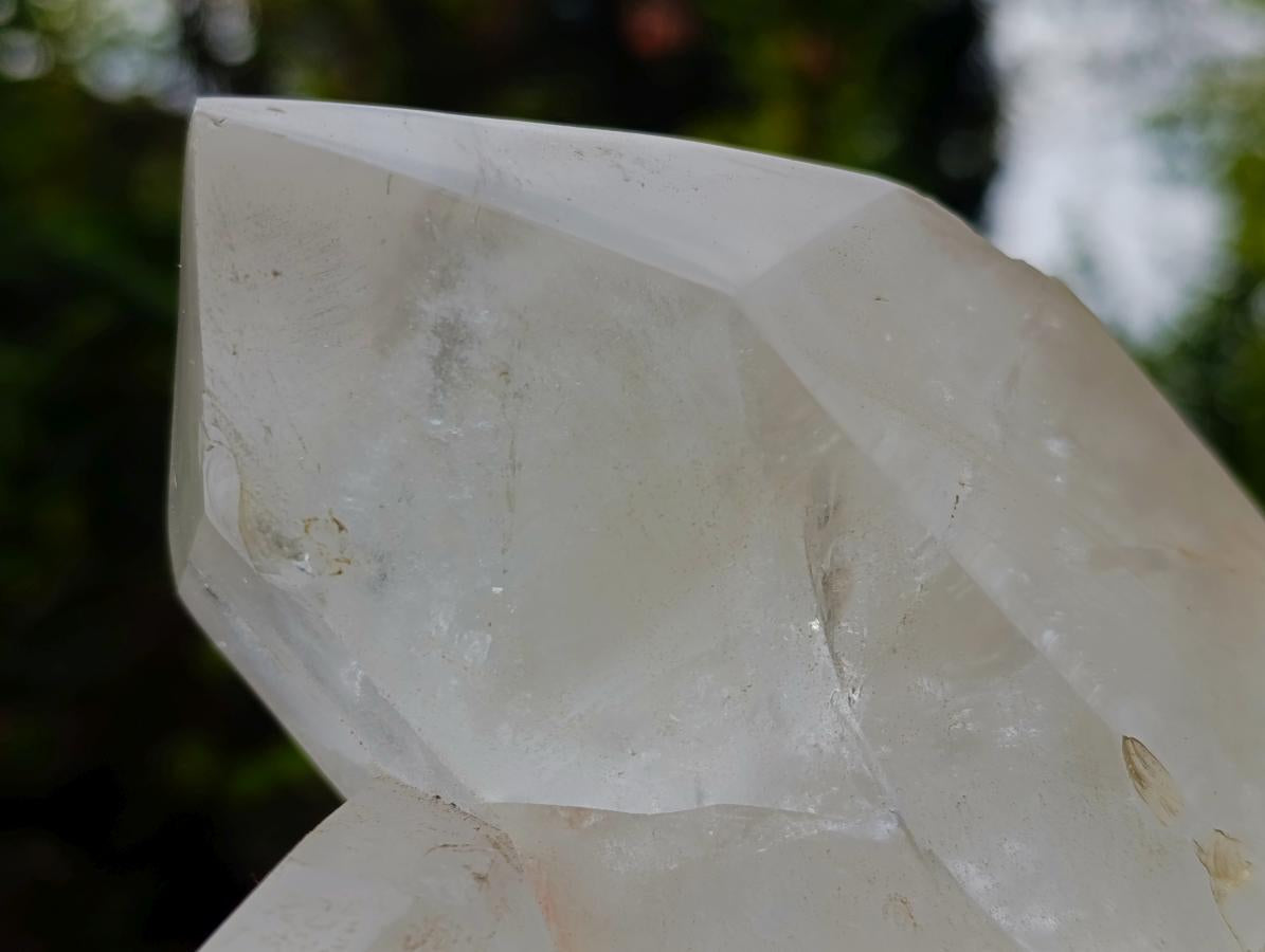 Polished Girasol Quartz Crystals x 2 From Ambatondrazaka, Madagascar - Toprock Gemstones and Minerals 
