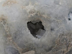 Polished and Natural XL Blue Celestite Heart x 1 From Sakoany, Madagascar - Toprock Gemstones and Minerals 