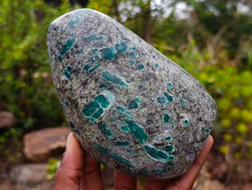 Polished Emerald Mica 'Mutokolite' Standing Display Pieces x 3 From Mutoko, Zimbabwe - Toprock Gemstones and Minerals 