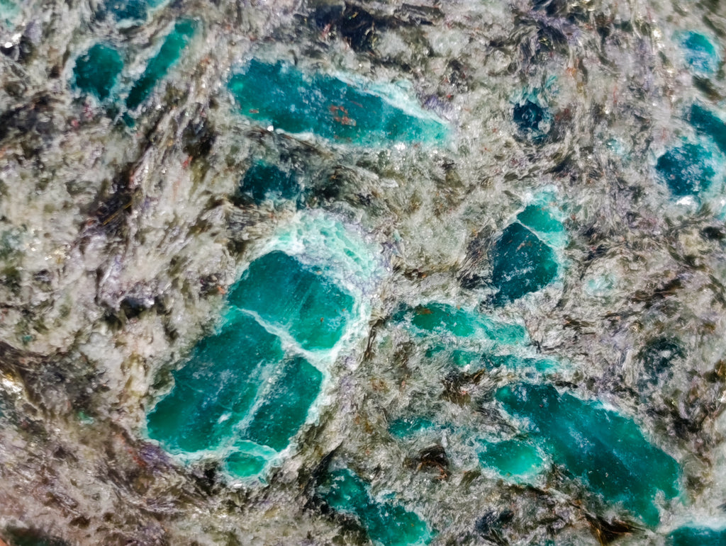 Polished Emerald Mica 'Mutokolite' Standing Display Pieces x 3 From Mutoko, Zimbabwe - Toprock Gemstones and Minerals 