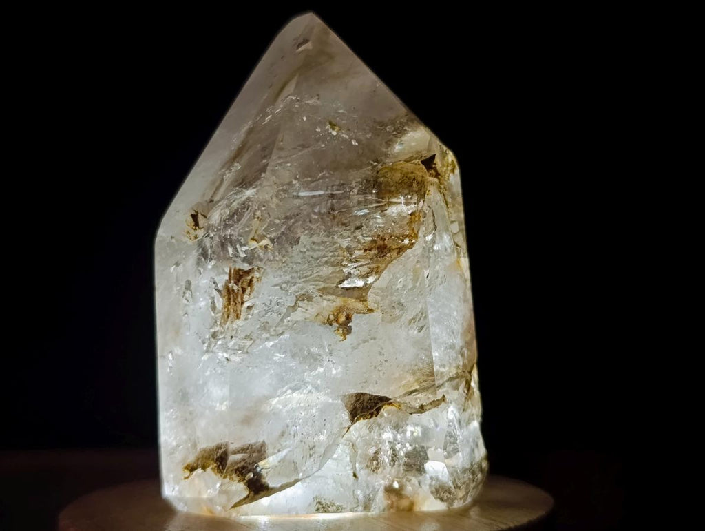 Polished Smokey Window Quartz Double Terminated Crystals and Crystals x 6 From Akansobe, Madagascar - Toprock Gemstones and Minerals 