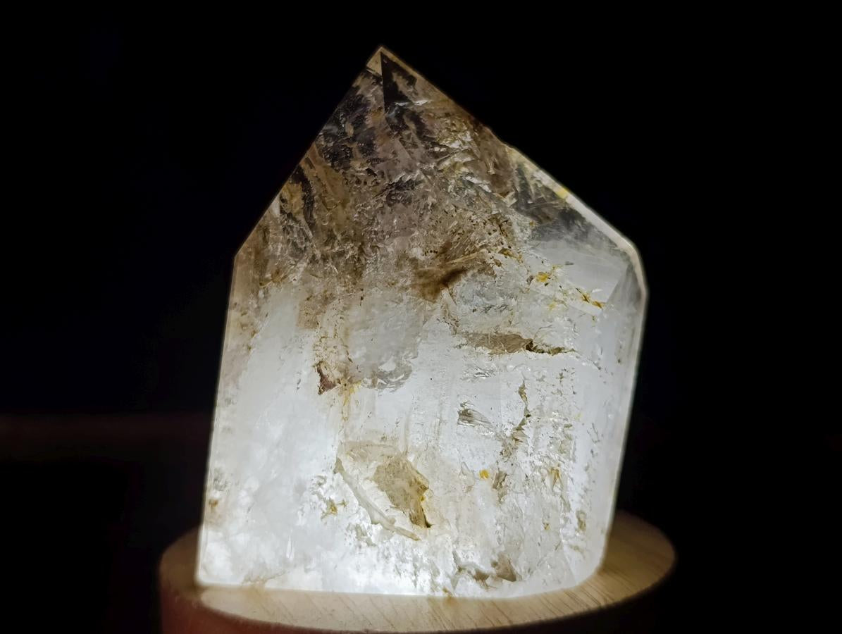 Polished Smokey Window Quartz Double Terminated Crystals and Crystals x 6 From Akansobe, Madagascar - Toprock Gemstones and Minerals 