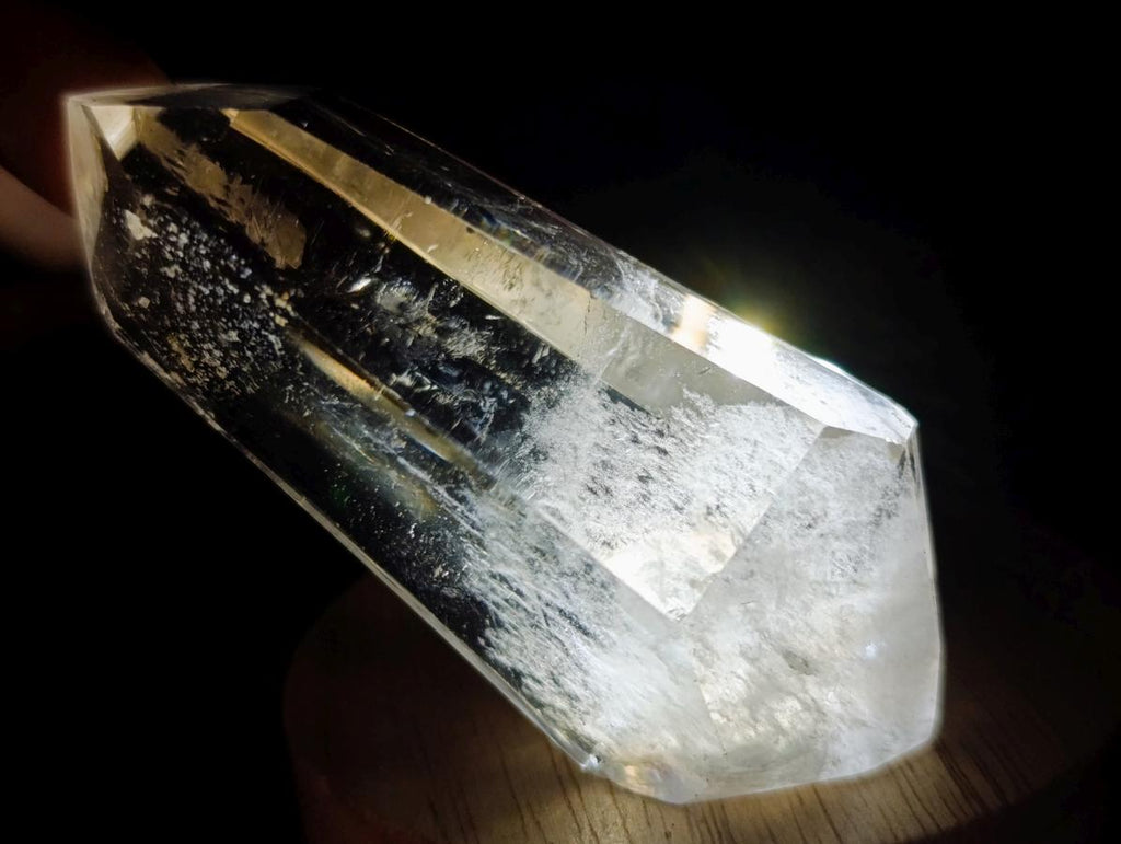 Polished Smokey Window Quartz Double Terminated Crystals and Crystals x 6 From Akansobe, Madagascar - Toprock Gemstones and Minerals 