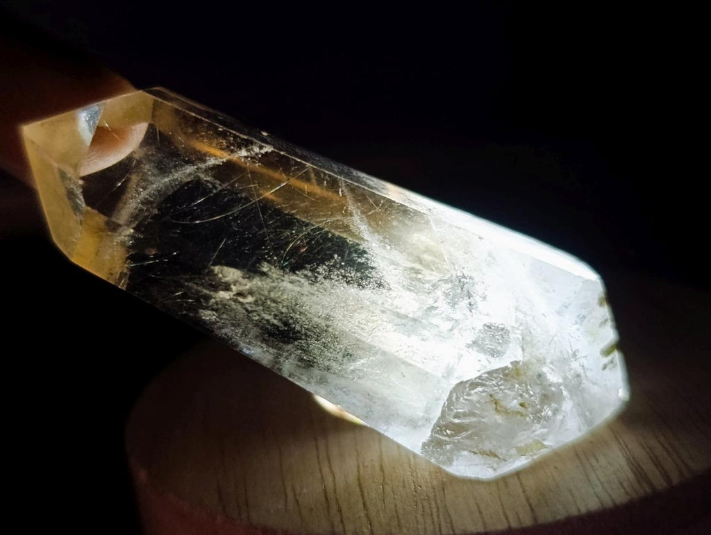 Polished Smokey Window Quartz Double Terminated Crystals and Crystals x 6 From Akansobe, Madagascar - Toprock Gemstones and Minerals 