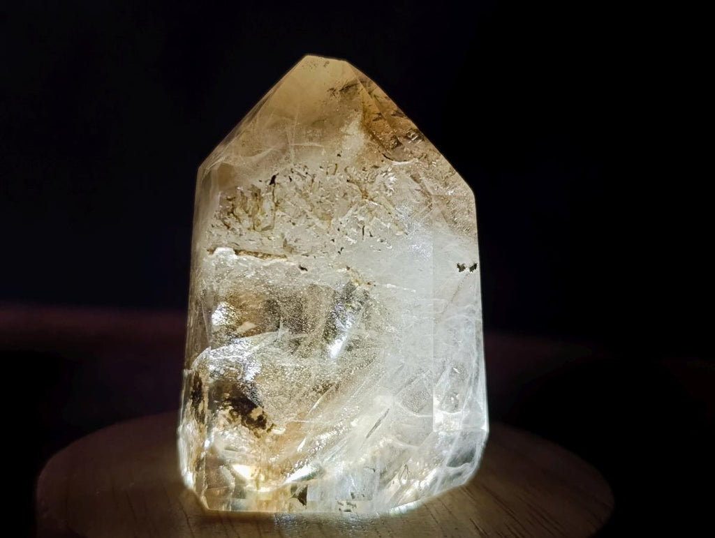 Polished Smokey Window Quartz Double Terminated Crystals and Crystals x 6 From Akansobe, Madagascar - Toprock Gemstones and Minerals 