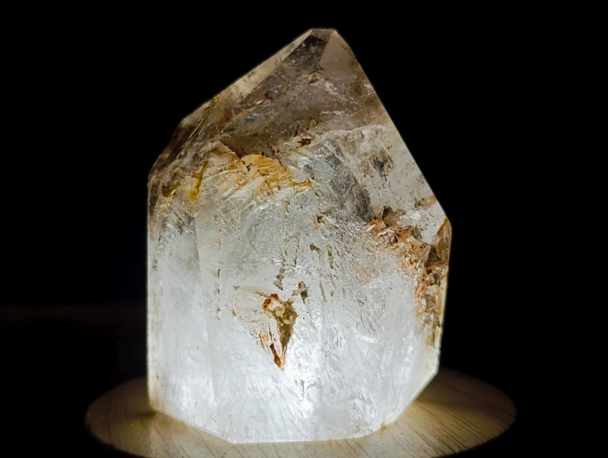 Polished Smokey Window Quartz Double Terminated Crystals and Crystals x 6 From Akansobe, Madagascar - Toprock Gemstones and Minerals 