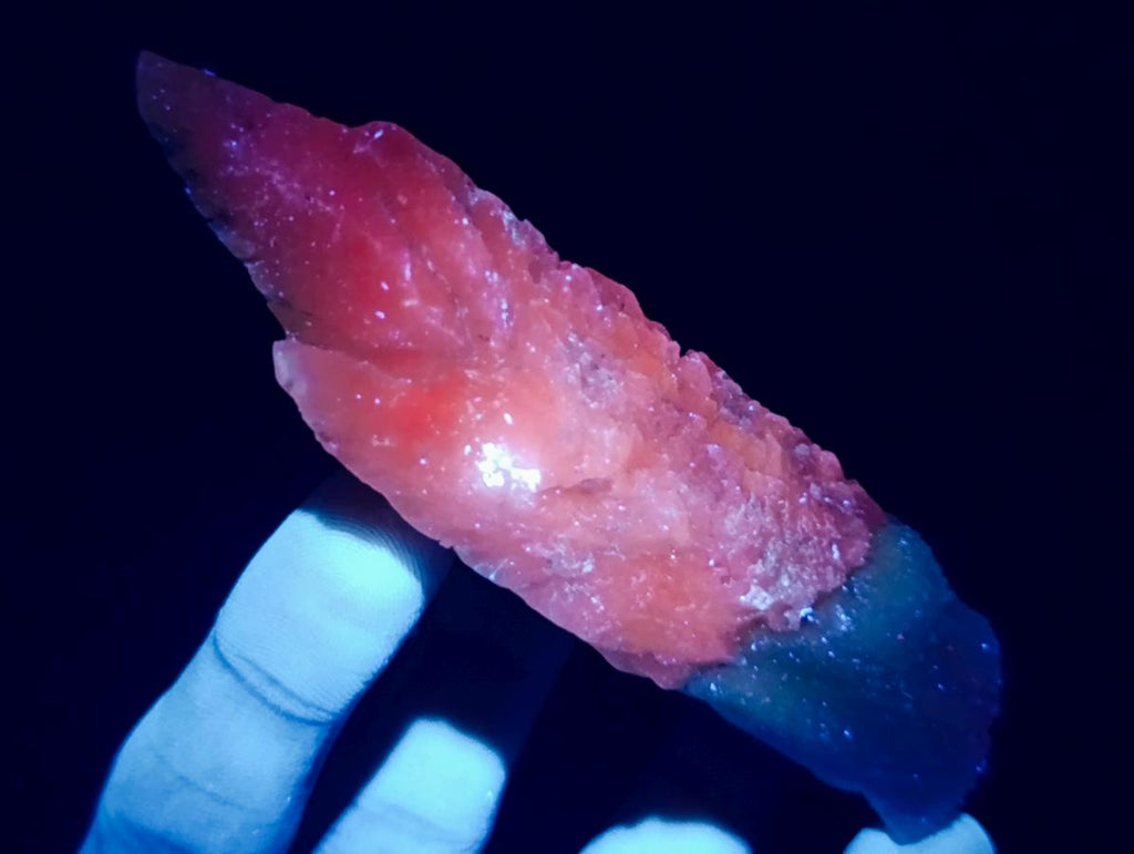 Natural Drusy Quartz Coated "Cock Spur" Calcite Crystals x 24 From Albert's Mountain, Lesotho - Toprock Gemstones and Minerals 