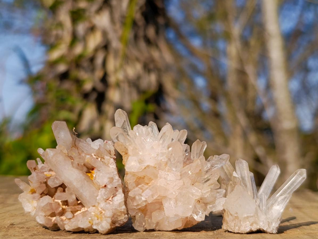 Natural Malagasy Quartz Clusters x 35 From Madagascar - Toprock Gemstones and Minerals 