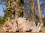 Natural Malagasy Quartz Clusters x 35 From Madagascar - Toprock Gemstones and Minerals 