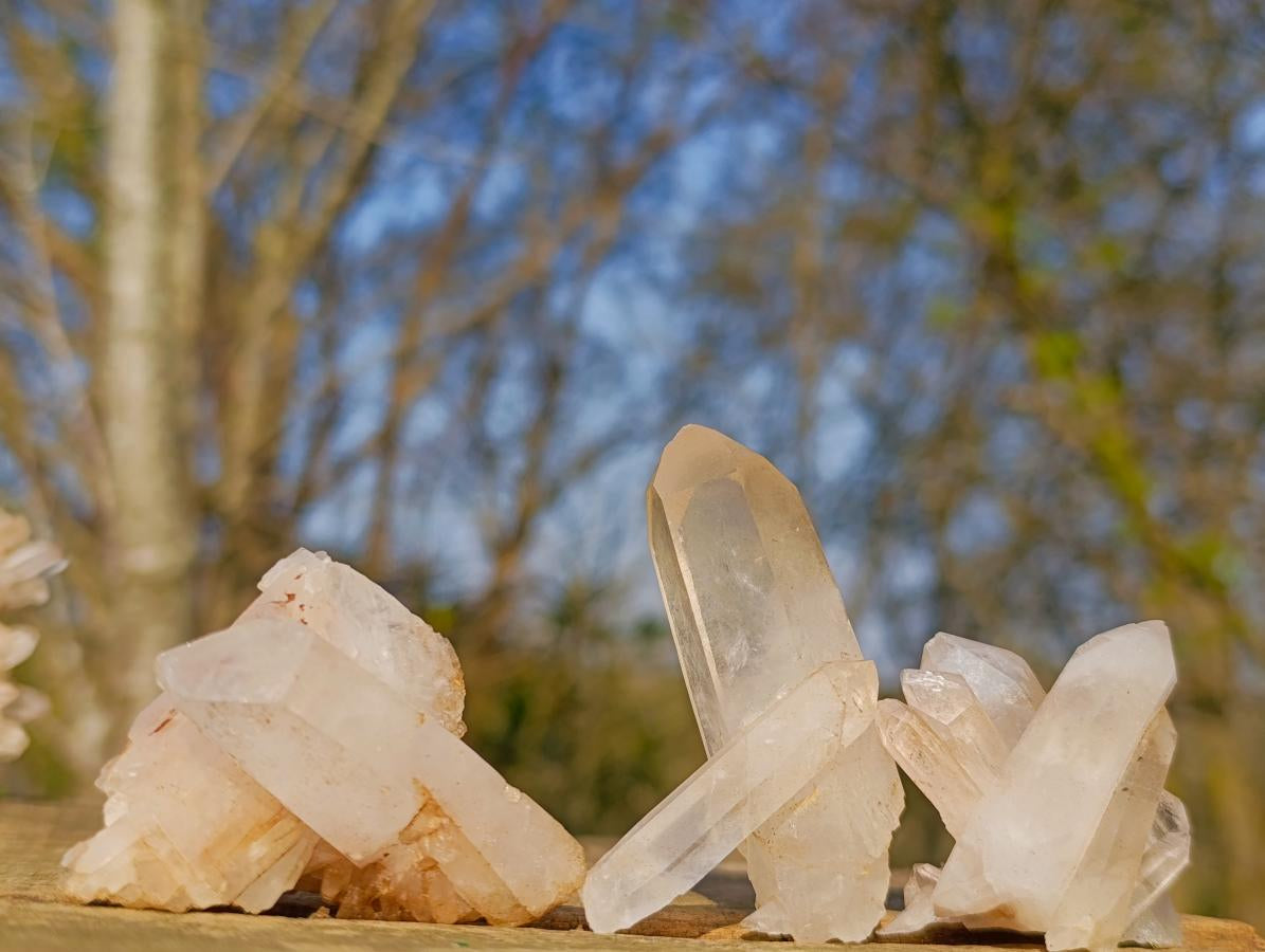 Natural Malagasy Quartz Clusters x 35 From Madagascar - Toprock Gemstones and Minerals 