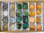 Polished Mixed Multi Mineral Galets x 24 From Madagascar - Toprock Gemstones and Minerals 