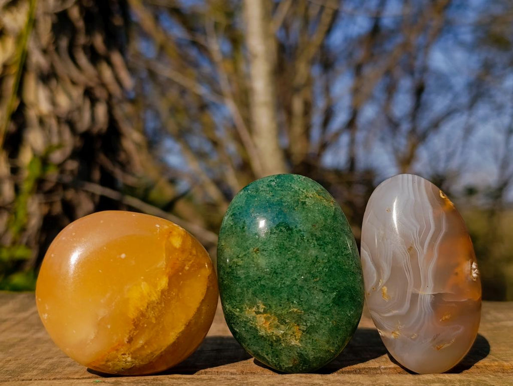 Polished Mixed Multi Mineral Galets x 24 From Madagascar - Toprock Gemstones and Minerals 