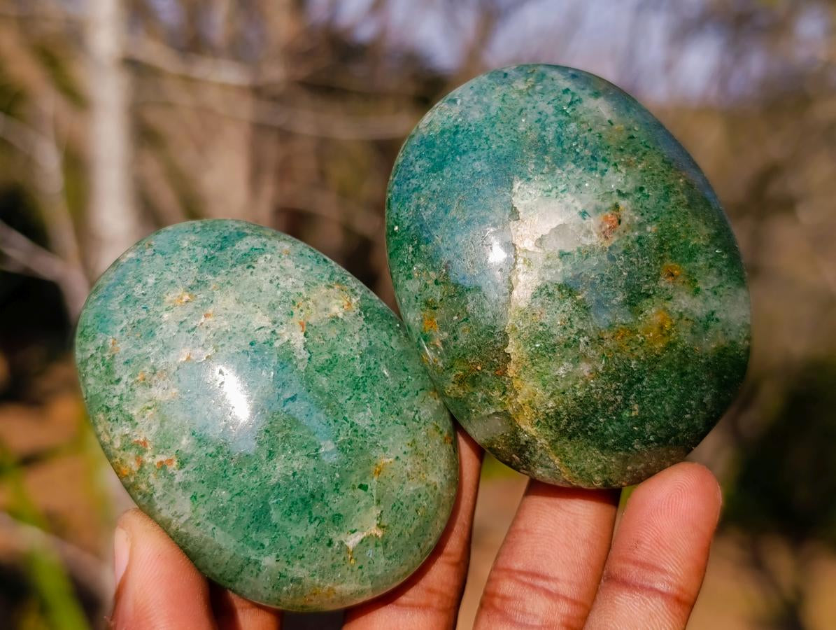 Polished Mixed Multi Mineral Galets x 24 From Madagascar - Toprock Gemstones and Minerals 