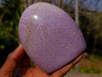 Polished Lepidolite Standing Display Pieces x 3 From Ambatondrazaka, Madagascar - Toprock Gemstones and Minerals 