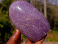 Polished Lepidolite Standing Display Pieces x 3 From Ambatondrazaka, Madagascar - Toprock Gemstones and Minerals 