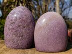 Polished Lepidolite Standing Display Pieces x 3 From Ambatondrazaka, Madagascar - Toprock Gemstones and Minerals 