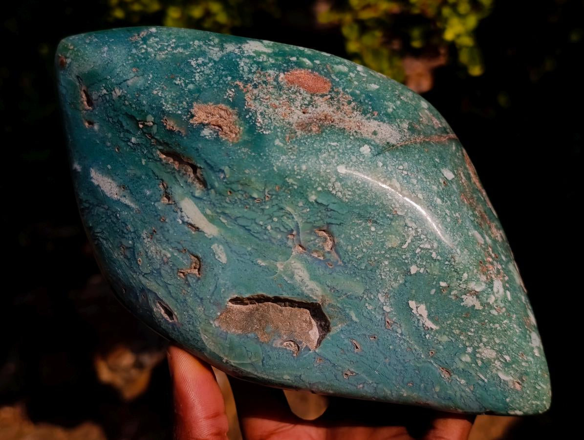 Polished and Natural Large Great Dyke Mtorolite Chrysoprase Free Form x 1 From Great Dyke Mountain Range, Zimbabwe - Toprock Gemstones and Minerals 
