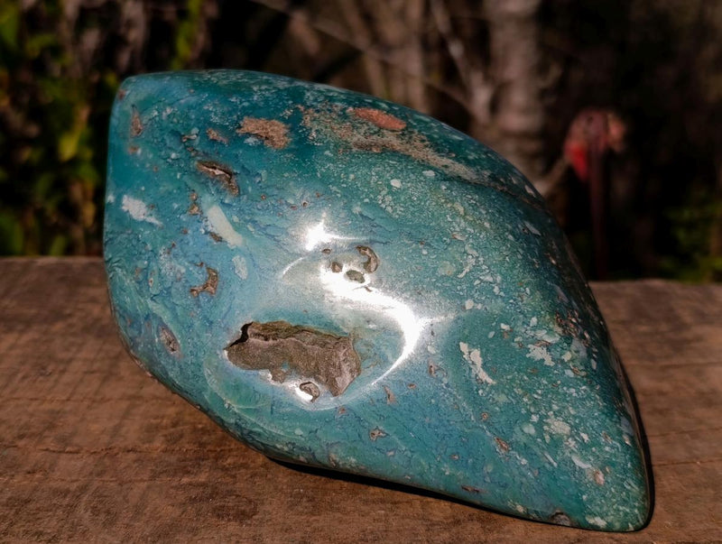 Polished and Natural Large Great Dyke Mtorolite Chrysoprase Free Form x 1 From Great Dyke Mountain Range, Zimbabwe - Toprock Gemstones and Minerals 