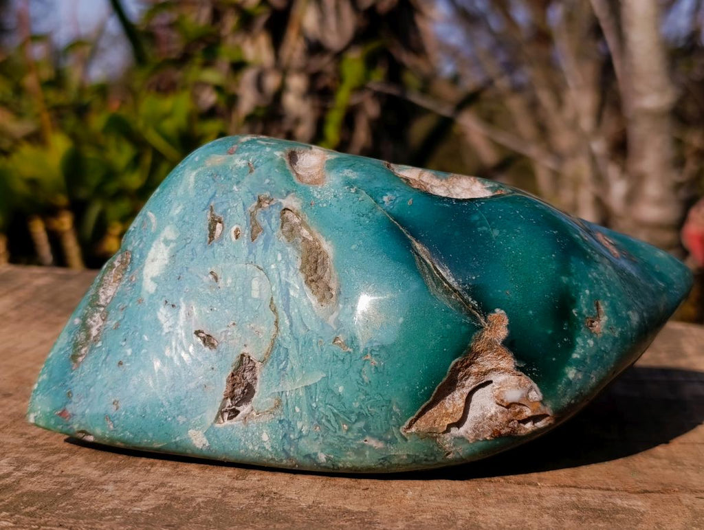 Polished and Natural Large Great Dyke Mtorolite Chrysoprase Free Form x 1 From Great Dyke Mountain Range, Zimbabwe - Toprock Gemstones and Minerals 