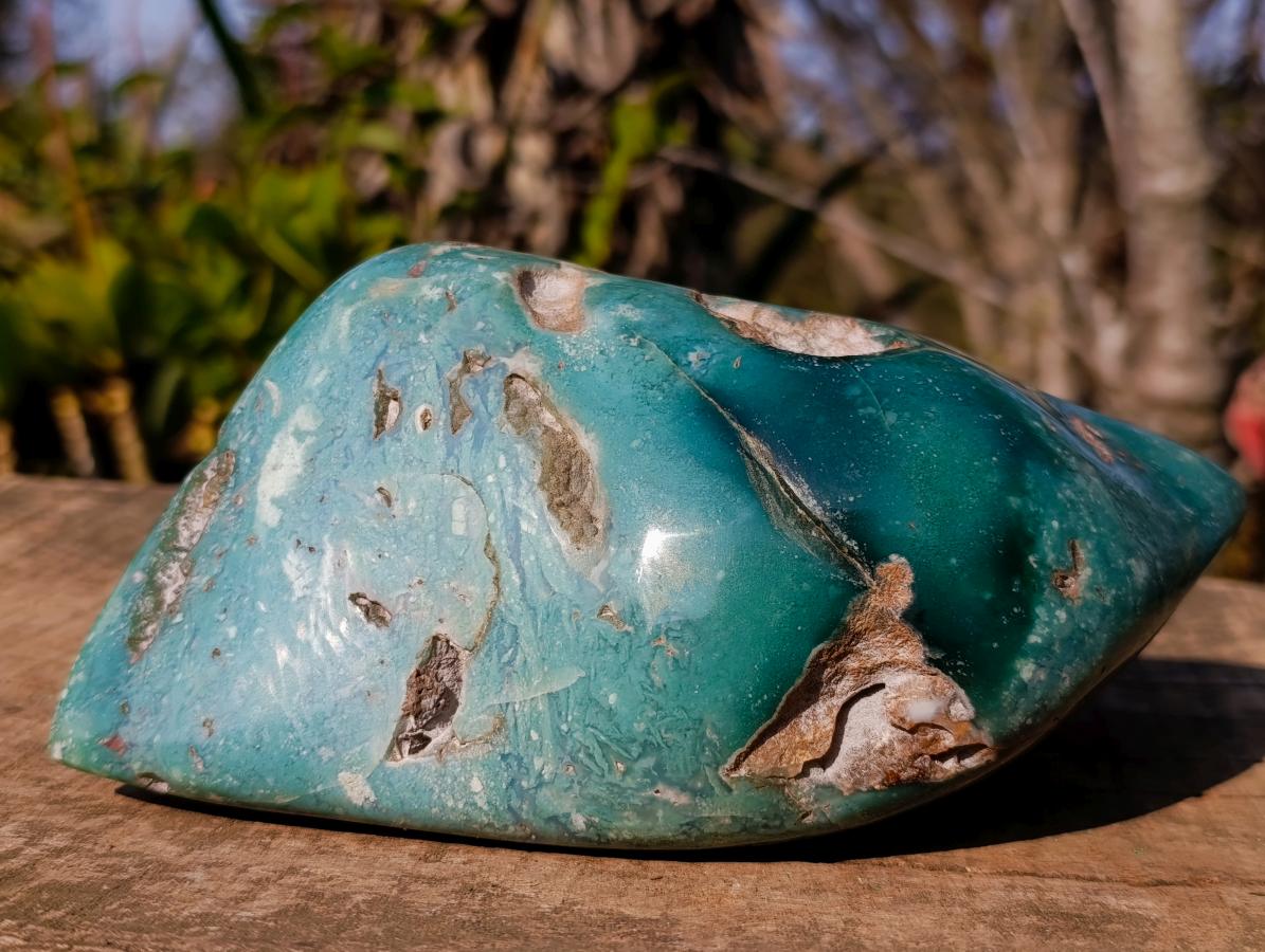 Polished and Natural Large Great Dyke Mtorolite Chrysoprase Free Form x 1 From Great Dyke Mountain Range, Zimbabwe - Toprock Gemstones and Minerals 