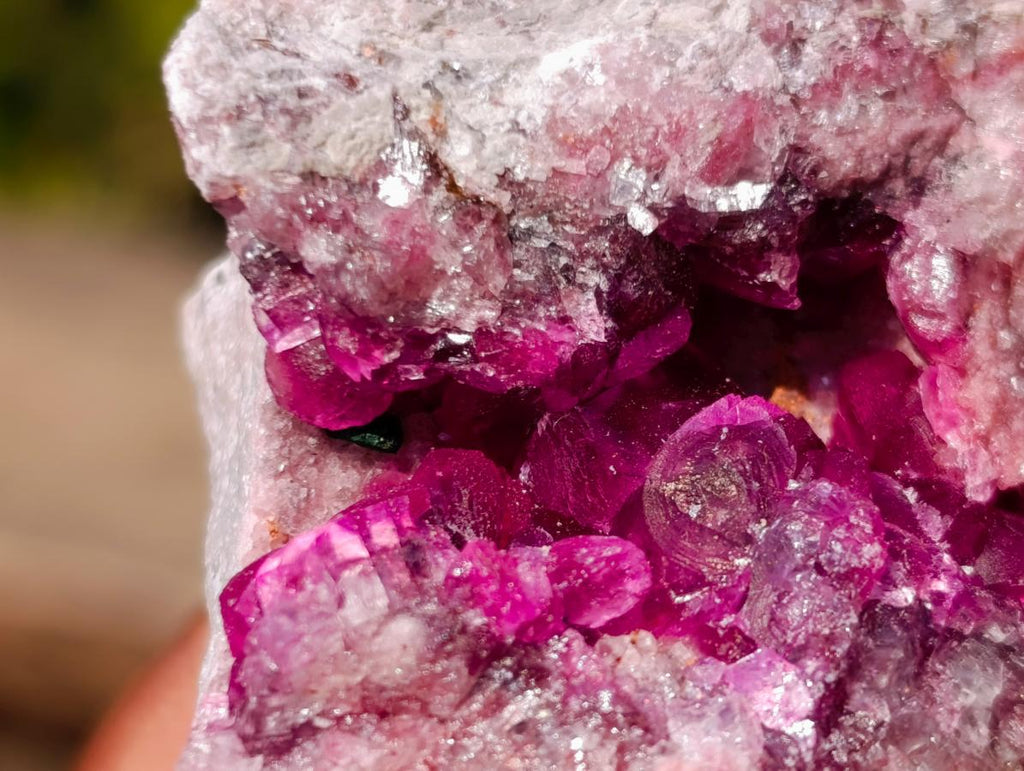 Natural Spherocobaltite Specimens x 6 From Musonoi Mine, Congo - Toprock Gemstones and Minerals 