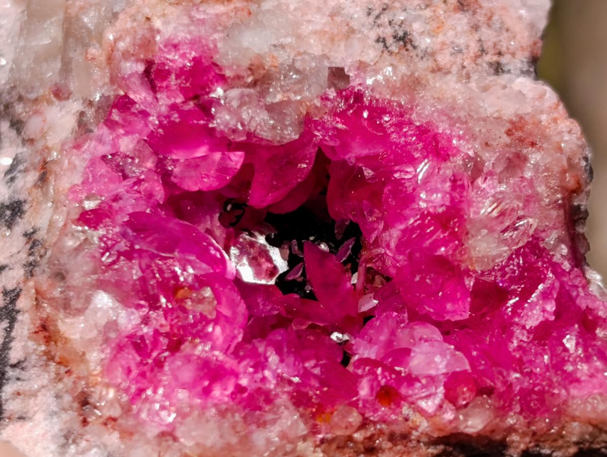 Natural Spherocobaltite Specimens x 6 From Musonoi Mine, Congo - Toprock Gemstones and Minerals 