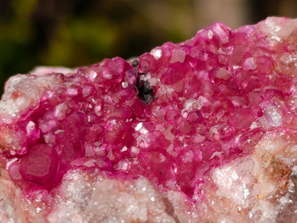 Natural Spherocobaltite Specimens x 6 From Musonoi Mine, Congo - Toprock Gemstones and Minerals 
