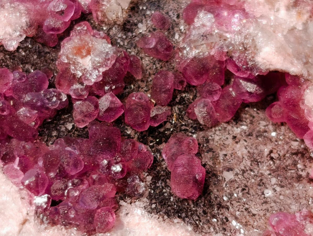 Natural Spherocobaltite Specimens x 6 From Musonoi Mine, Congo - Toprock Gemstones and Minerals 