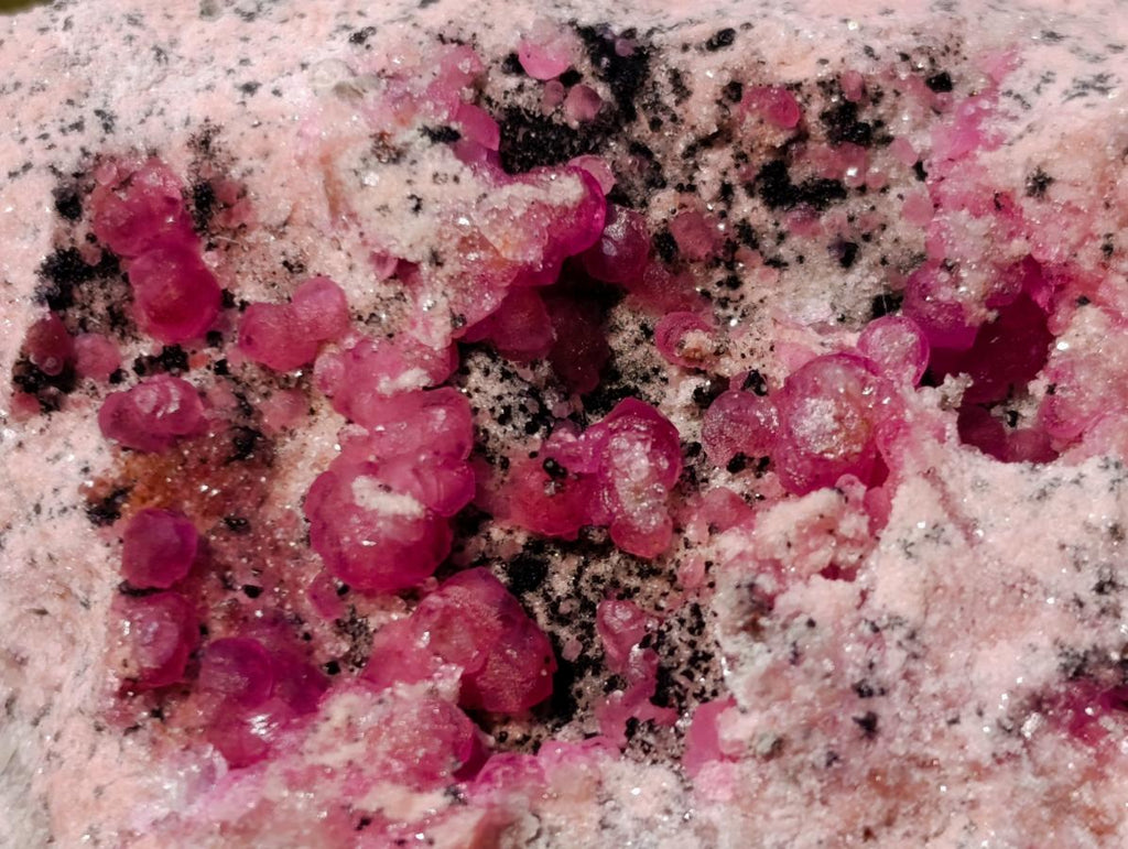 Natural Spherocobaltite Specimens x 6 From Musonoi Mine, Congo - Toprock Gemstones and Minerals 