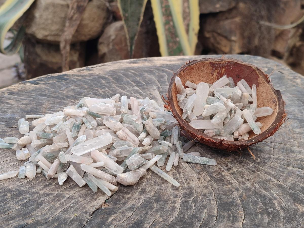 Natural Green Chlorite Quartz Mine Run Crystals x 6 Kg Lot From Zambia - Toprock Gemstones and Minerals 