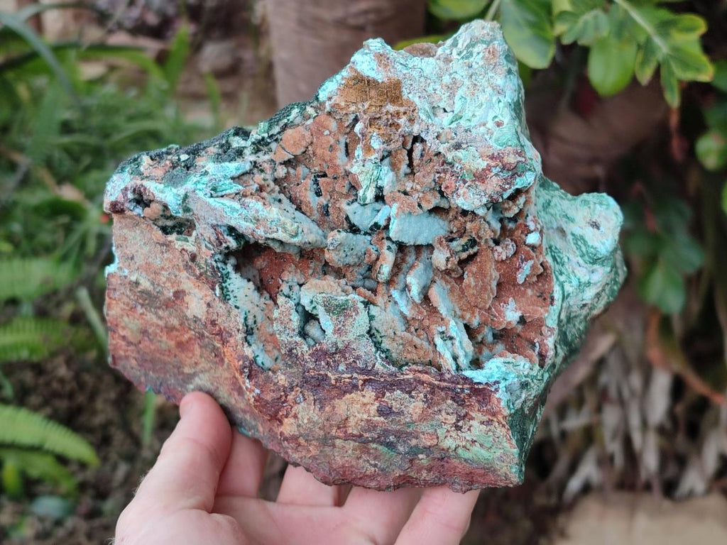 Natural Large Rare Malachite Pseudomorph Specimen with Associated x 1 From Luputo, Congo - Toprock Gemstones and Minerals 
