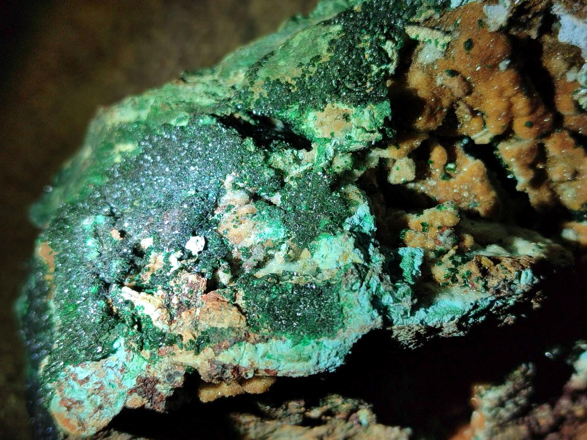 Natural Large Rare Malachite Pseudomorph Specimen with Associated x 1 From Luputo, Congo - Toprock Gemstones and Minerals 