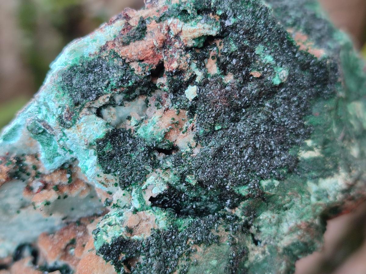 Natural Large Rare Malachite Pseudomorph Specimen with Associated x 1 From Luputo, Congo - Toprock Gemstones and Minerals 