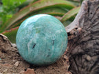 Polished Amazonite Spheres x 4 From Madagascar - Toprock Gemstones and Minerals 