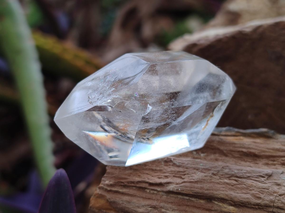 Polished Double Terminated Clear Quartz Crystals x 12 From Madagascar - Toprock Gemstones and Minerals 