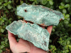Polished One Side Great Dyke Mtorolite Chrysoprase Slices x 6 From Great Dyke Mountain Range, Zimbabwe - Toprock Gemstones and Minerals 