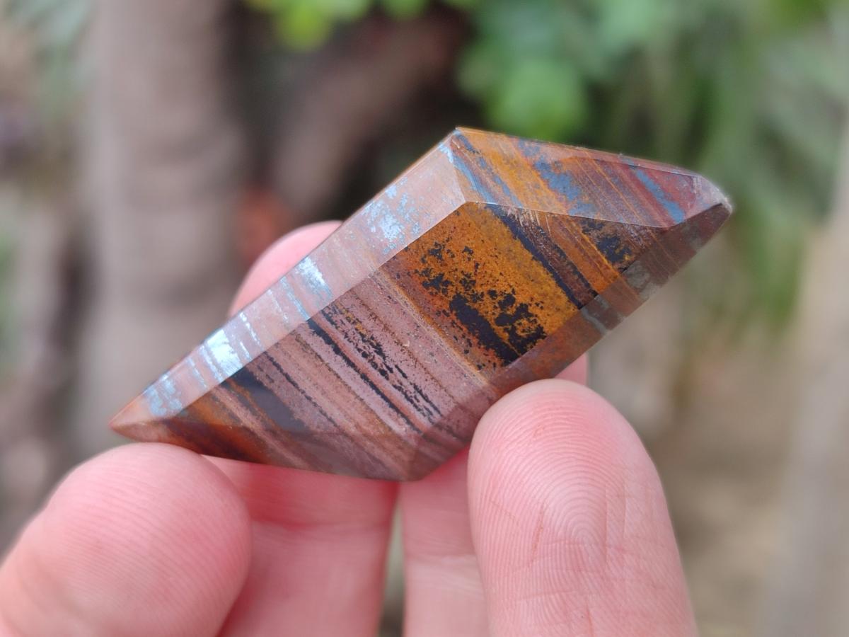 Polished Banded Tiger Iron Jewellery Free Forms x 34 From South Africa - Toprock Gemstones and Minerals 