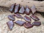 Polished Banded Tiger Iron Jewellery Free Forms x 34 From South Africa - Toprock Gemstones and Minerals 