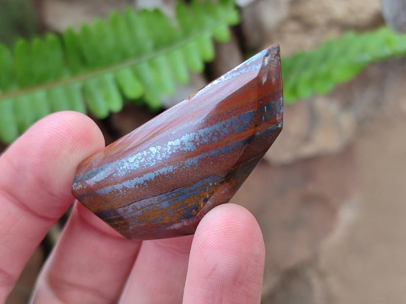 Polished Banded Tiger Iron Jewellery Free Forms x 34 From South Africa - Toprock Gemstones and Minerals 