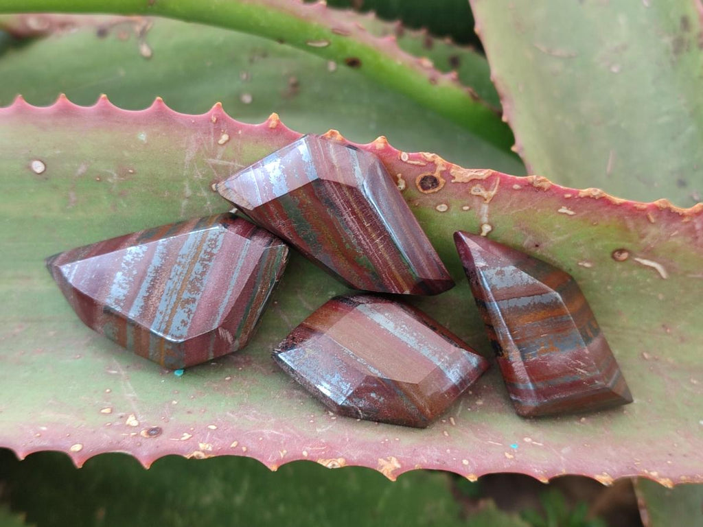 Polished Banded Tiger Iron Jewellery Free Forms x 34 From South Africa - Toprock Gemstones and Minerals 