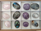 Polished Mixed Multi Mineral Galets x 12 From Southern Africa - Toprock Gemstones and Minerals 