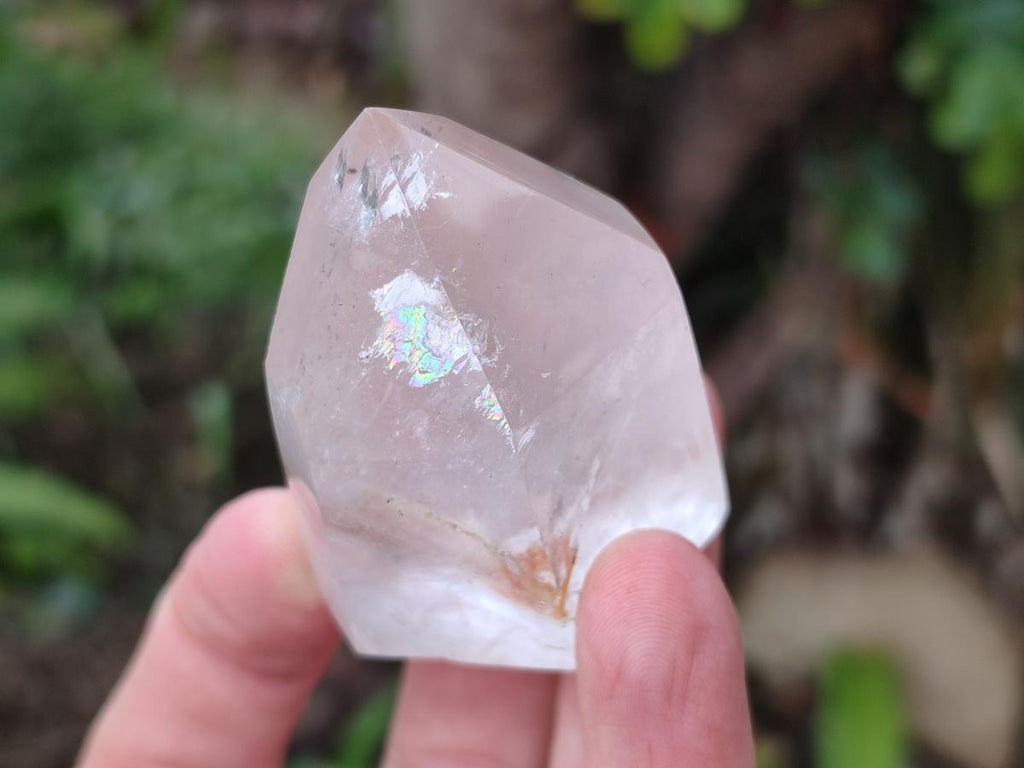Polished Clear Quartz Crystals with Inclusions x 12 From Madagascar - Toprock Gemstones and Minerals 