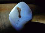 Polished Blue Lace Agate Standing Display Piece x 1 From Nsanje, Malawi - Toprock Gemstones and Minerals 