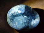 Polished and Natural Blue Celestite Free Forms x 4 From Sakoany, Madagascar - Toprock Gemstones and Minerals 