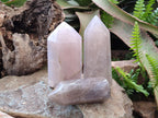 Polished Rose Girasol Pearl Quartz Crystals x 3 From Ambatondrazaka, Madagascar - Toprock Gemstones and Minerals 