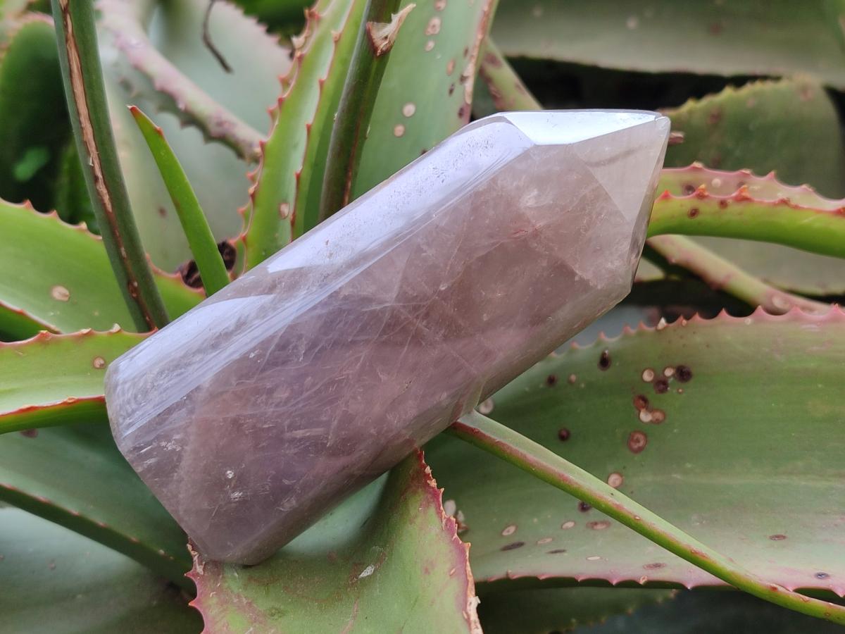 Polished Rose Girasol Pearl Quartz Crystals x 3 From Ambatondrazaka, Madagascar - Toprock Gemstones and Minerals 