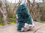 Natural Large Ball Malachite Specimen with Quartz on Dolomite Matrix x 1 From Mindingi Mine, Kambove, Congo - Toprock Gemstones and Minerals 