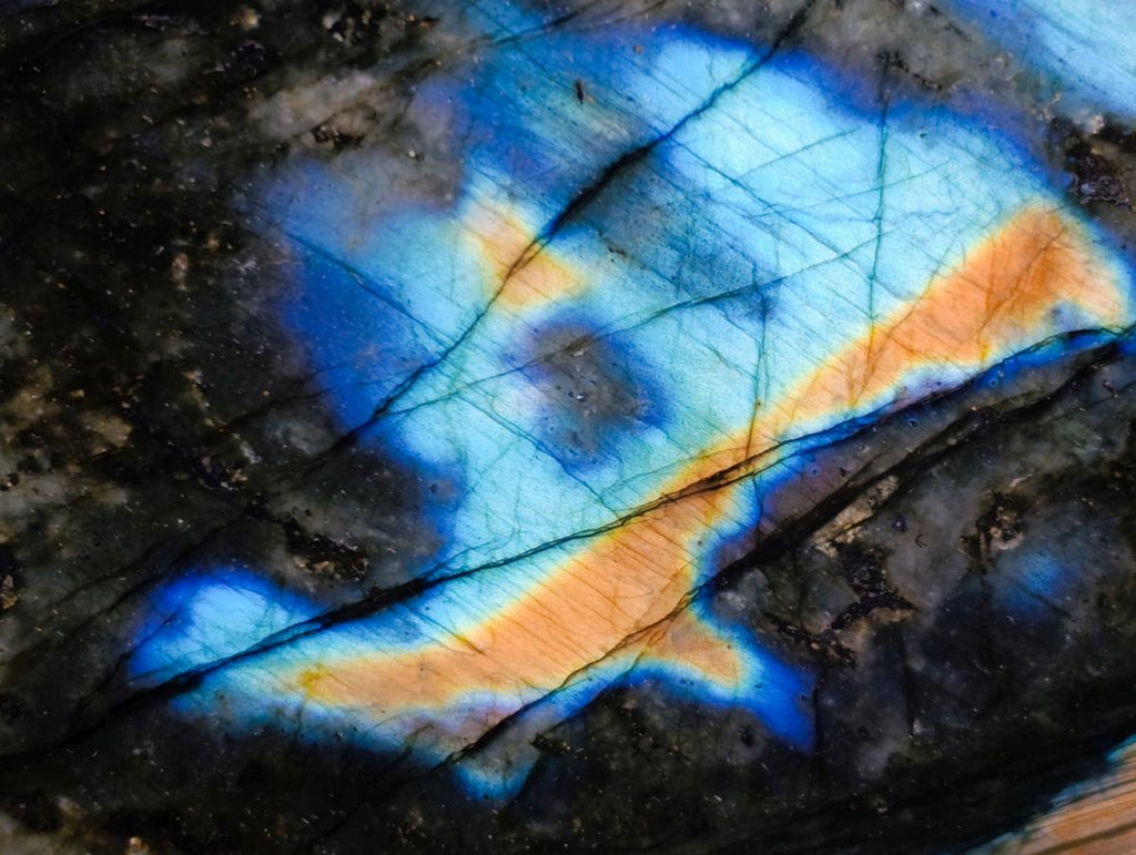 Polished Large Labradorite Standing Display Piece x 1 From Madagascar - Toprock Gemstones and Minerals 