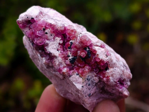 Natural Spherocobaltite Specimens x 6 From Musonoi Mine, Congo - Toprock Gemstones and Minerals 