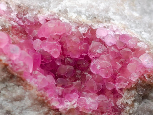 Natural Spherocobaltite Specimens x 6 From Musonoi Mine, Congo - Toprock Gemstones and Minerals 